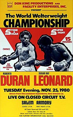 Poster Leonard - Durán II
