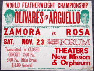 Poster Argüello v Olivares