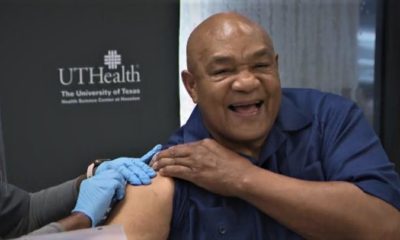 Foreman se vacunó recordando a Ali