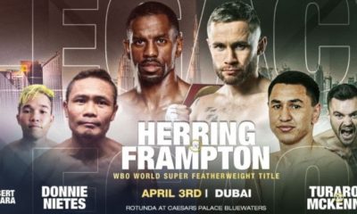 Herring vs Frampton el 3 de abril en Dubai