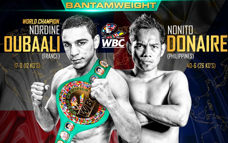 Oubaali defenderá ante Donaire en mayo.