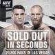 Poirier y McGregor a casa llena en Las Vegas