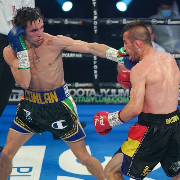 Conlan ganó apurado al rumano Baluta