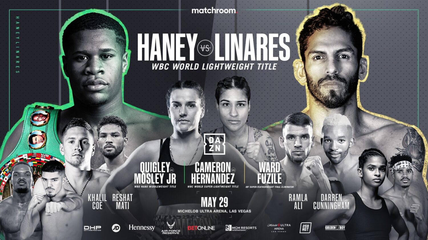 Haney vs Linares con undercard espectacular