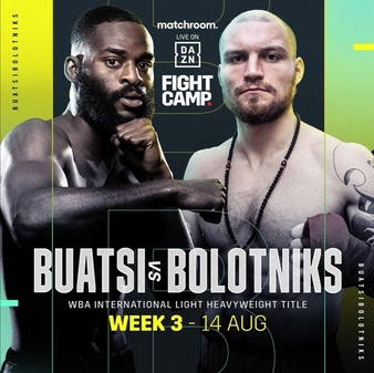 Buatsi vs Bolotniks el 14 de agosto