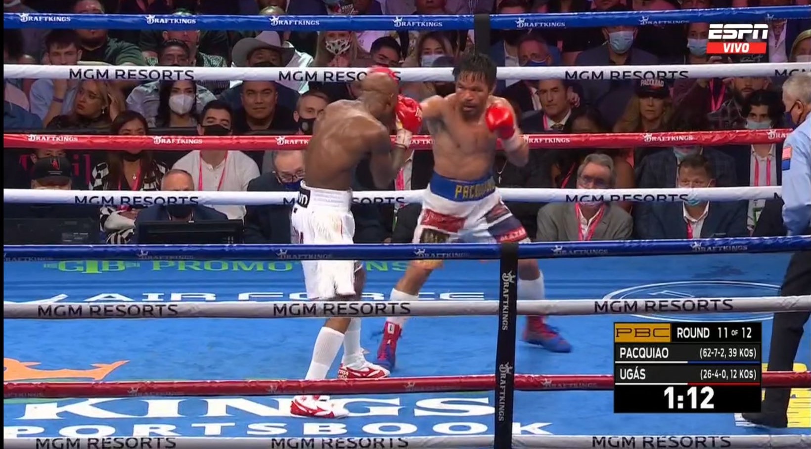 Pacquiao no pudo descifrar el estilo de Ugás.