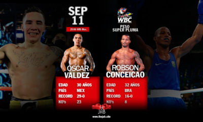 Valdez vs Conceicao el viernes en Arizona