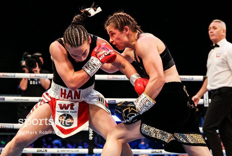 La indiscutida Katie Taylor retuvo sus fajas