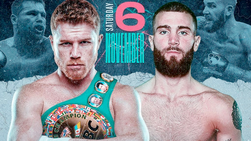 Canelo y Plant ya están en Las Vegas.