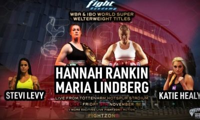 Rankin y Lindberg por la faja vacante superwelter AMB.