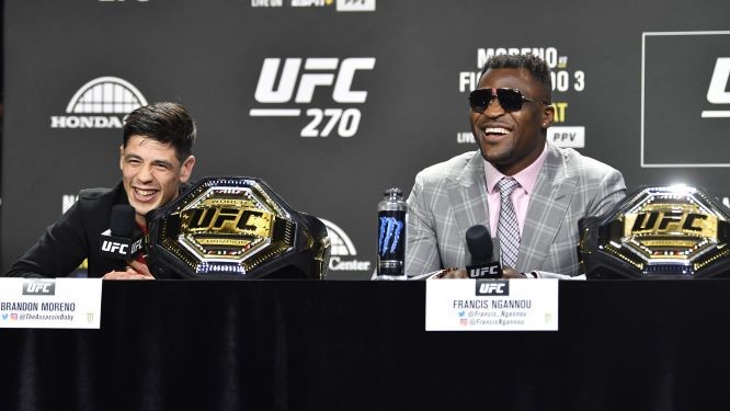 Ngannou y Moreno abren la temporada de la UFC.