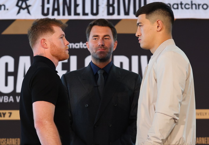 Canelo y Bivol frente a frente