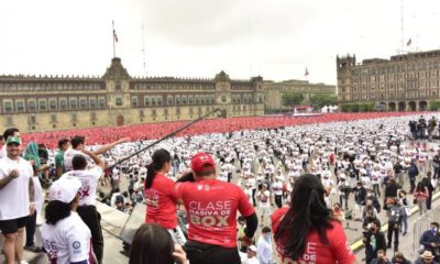 México obtiene récord Guinness con clase masiva de boxeo