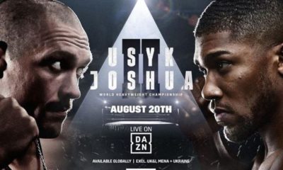 Usyk-Joshua por DAZN en más de 190 mercados.