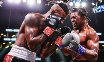 Russell "noqueó" a Barthelemy ayudado por el árbitro