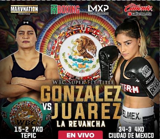Lulu Juárez y Chiquita Gonzalez en revancha el 25/3.