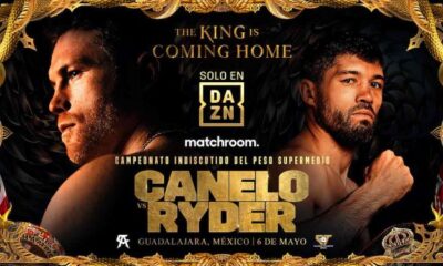 Se confirma Canelo-Ryder en Guadalajara el 6 de mayo.