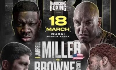 Miller vs Browne este sábado desde Dubai (PROBOX TV)