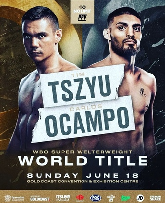 Tszyu defiende su faja interina ante Ocampo.