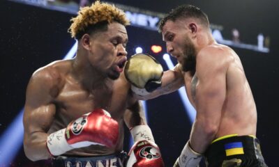 Loma gana en el ring. Haney en la mesa.