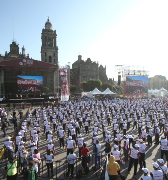 CDMX vibró con clase masiva de boxeo