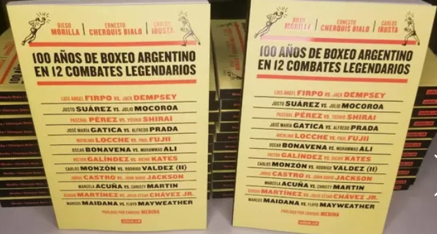 100 años del boxeo argentino escrito a 3 manos.