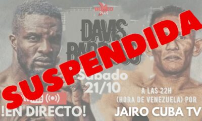 Suspendido combate Barroso-Davies