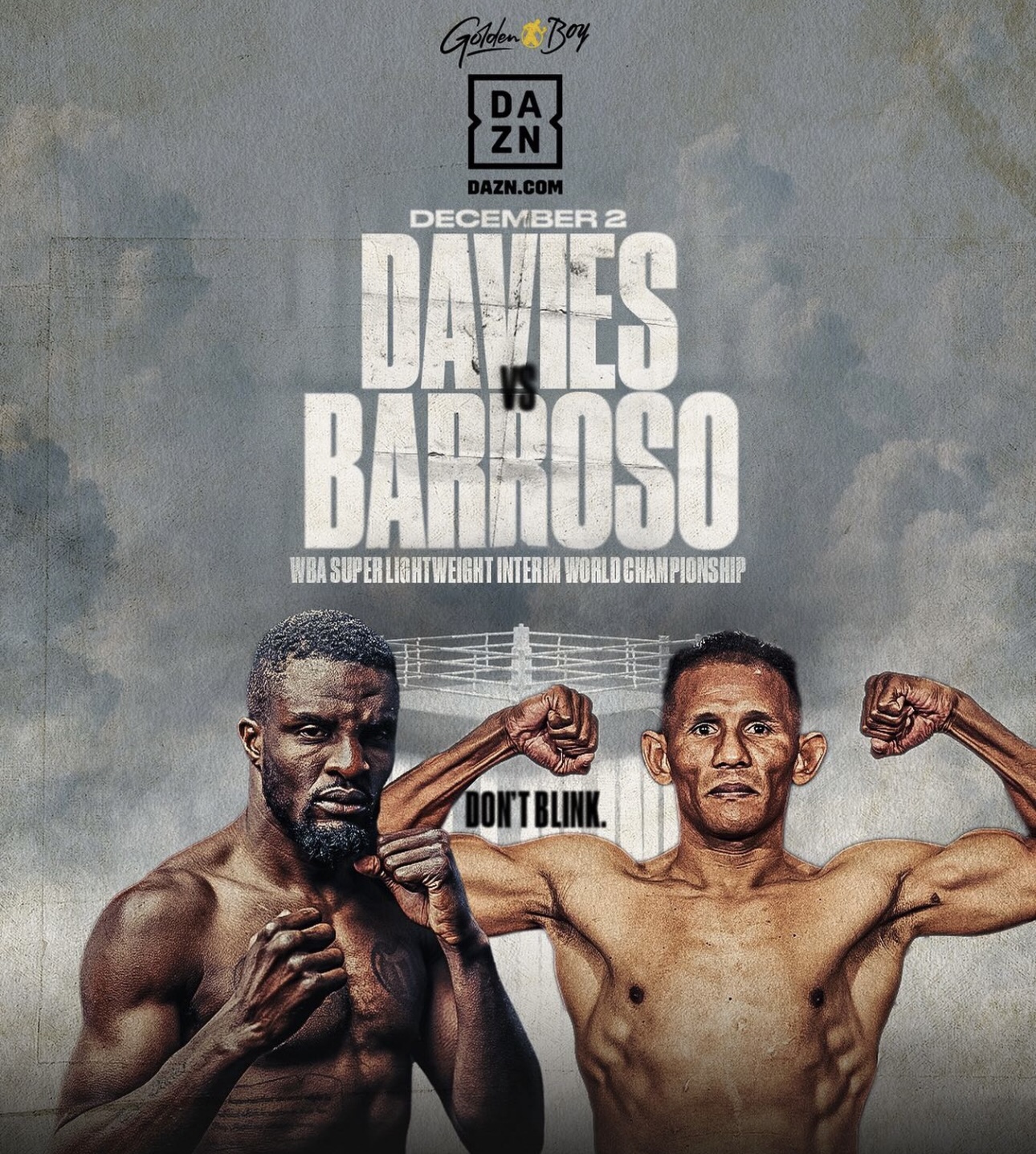 Barroso vs Davis el 6 de enero en Las Vegas