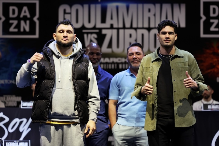 Goulamirian expone ante el "Zurdo" Ramírez en Inglewood