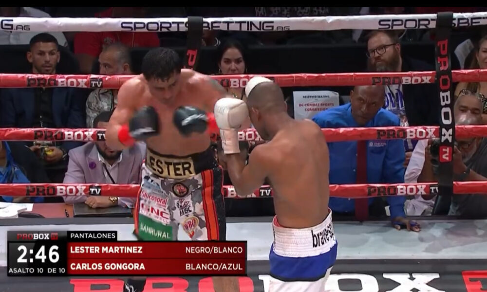 Léster Martínez dio un gran paso venciendo a Góngora - Boxeo Plus