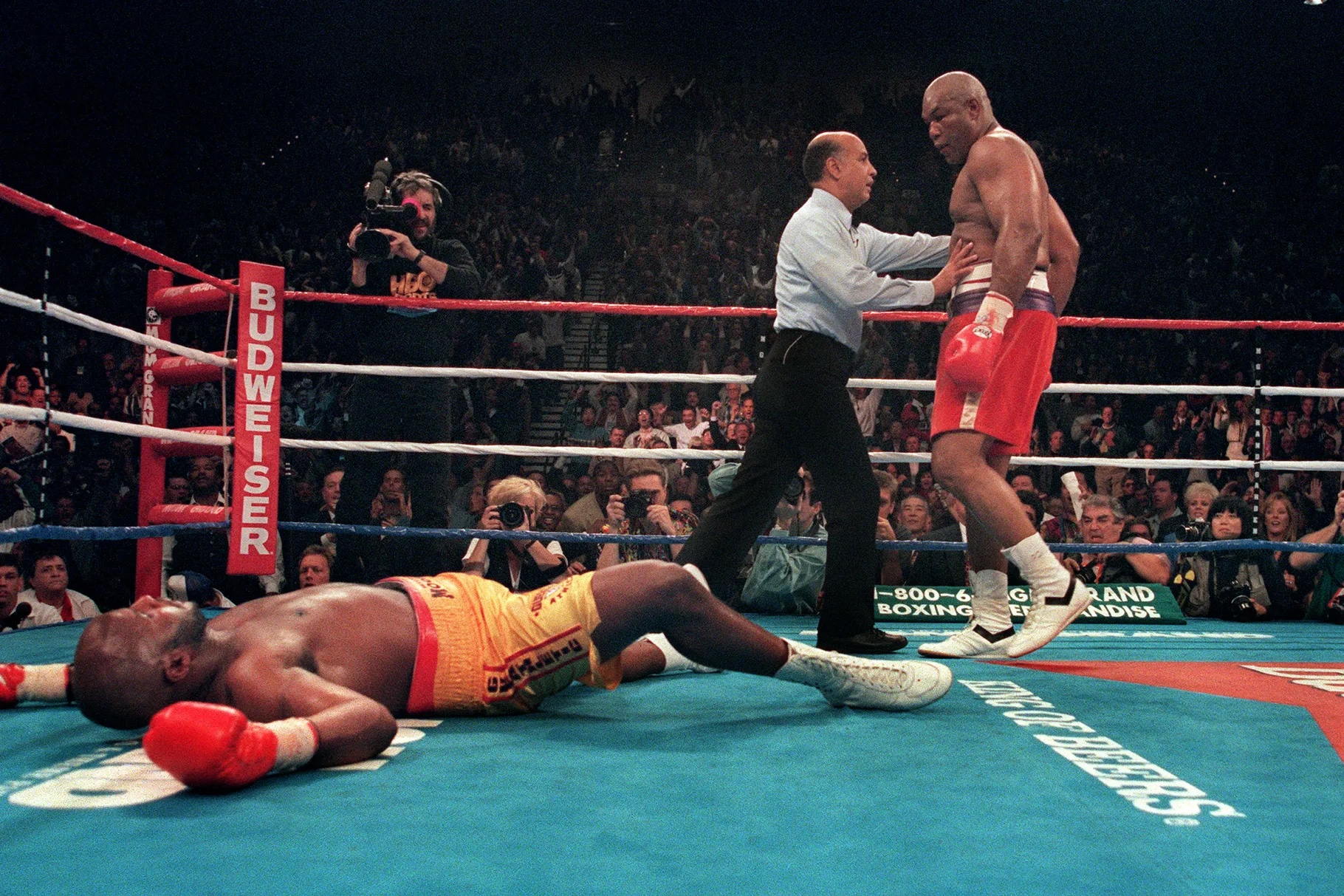 George Foreman KO 10 Michael Moorer (1994)