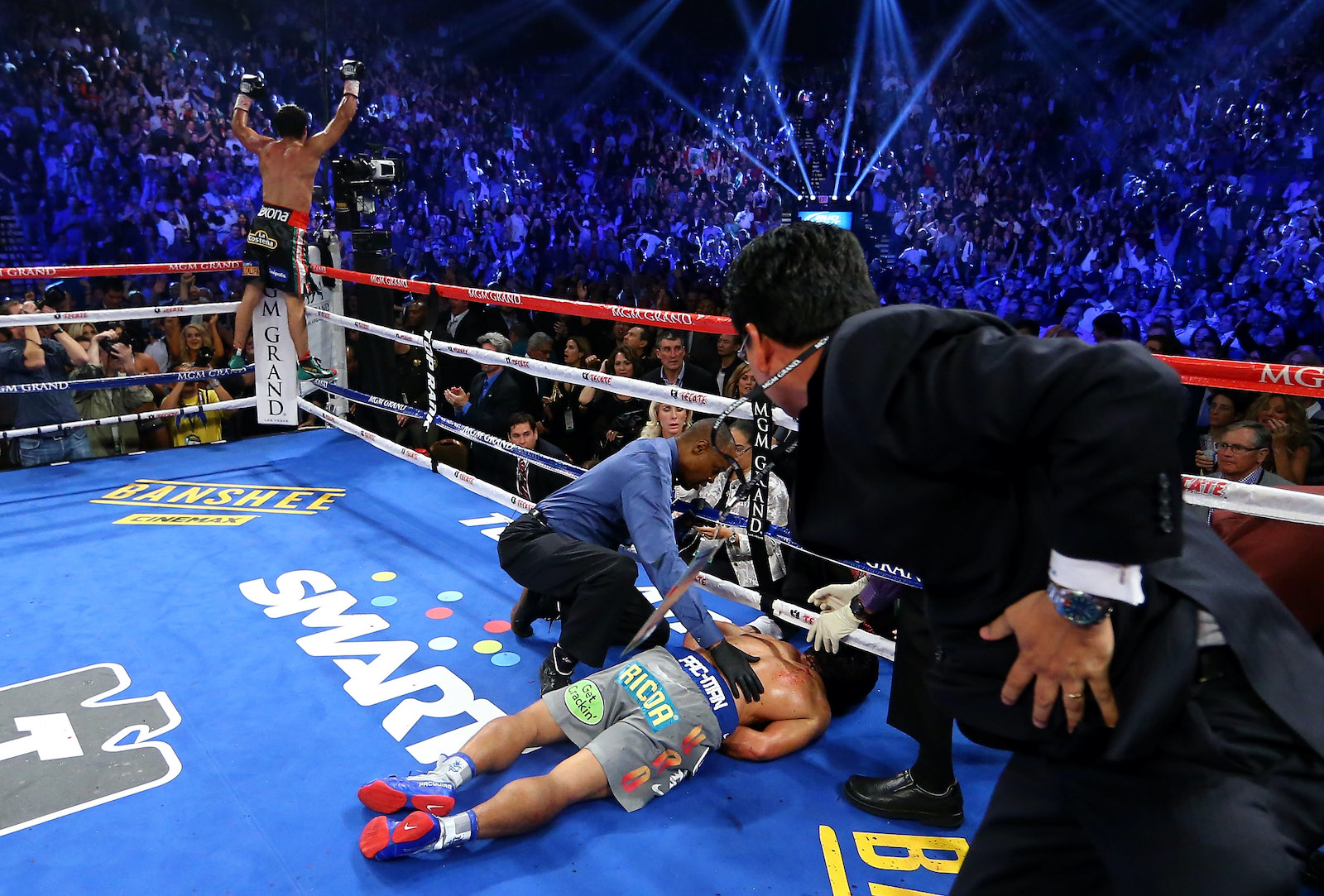 La pegada en el boxeo es el jonrón del beisbol