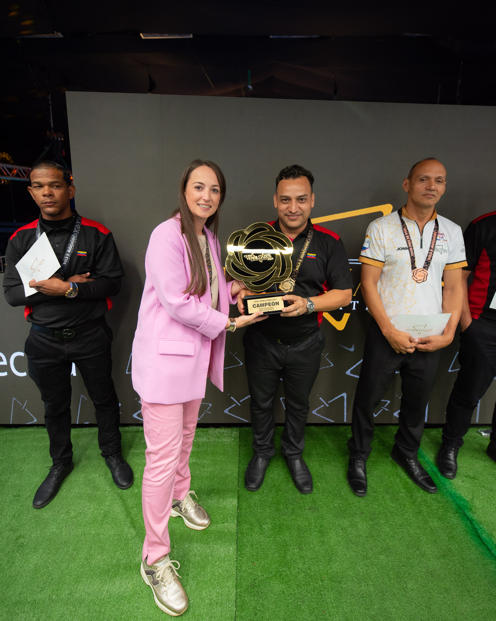 Venezuela conquistó tres títulos en la Copa Venbilliards