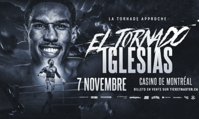 "El Tornado" Iglesias enfrenta a Ivanov en Montreal (ESPN)