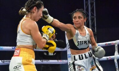 Lourdes Juárez conquista faja minimosca en Cancún.