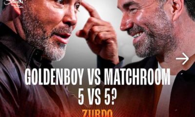 Parece que está en marcha un evento “5v5” entre Matchroom Boxing y Golden Boy Promotions, con una fecha objetivo hacia mediados de 2025, repitiendo la experiencia de la empresa británica con su similar Queensberry.