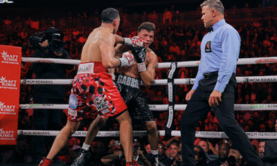 Benavidez ganó la batalla en Las Vegas.