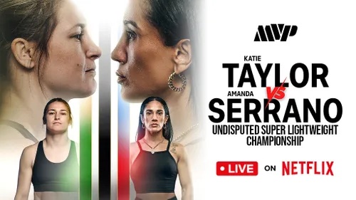 Lista trilogía Taylor-Serrano el 11/6 en NY por Netflix.