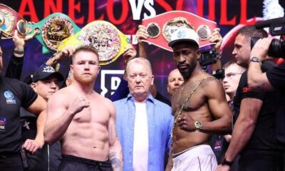 Canelo y Scull hicieron el peso sin problemas