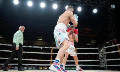 Hughes vence por puntos a Sharp en tediosa pelea 