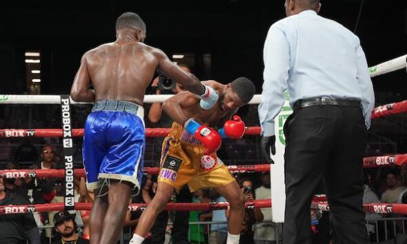 Erickson Lubin se impuso por TKO