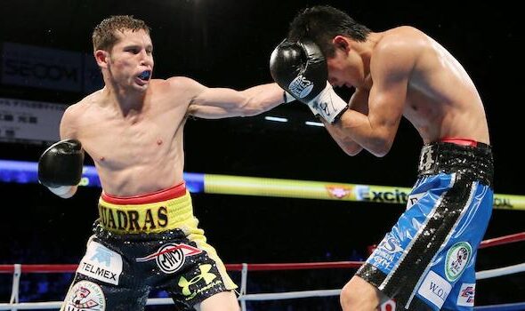Carlos Cuadras se fajó diez rounds con "Kiko" García.