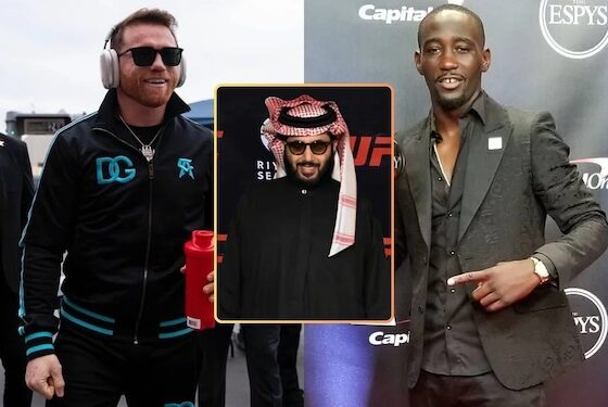 Combate Canelo-Crawford se va para Arabia Saudita.