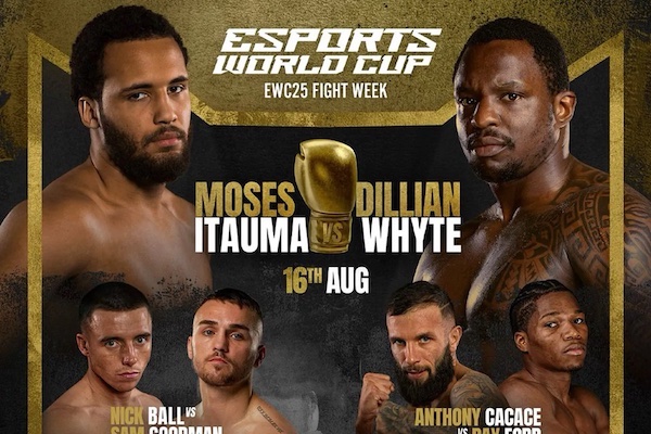 Moses Itauma vs. Dillian Whyte el 16 de agosto en Riad