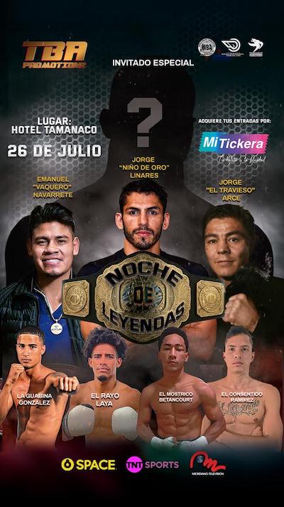 TBA Promotions anuncia noche histórica de boxeo en Caracas.