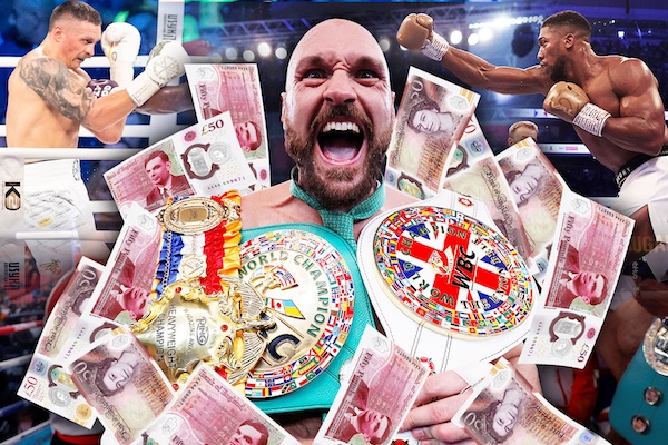 La fortuna de Tyson Fury supera los £160 millones.