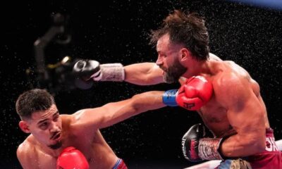 Diego Pacheco domina a Trevor McCumby.