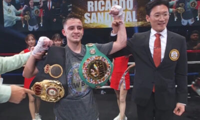Sandoval sorprende a Teraji y gana los títulos mosca AMB-CMB.