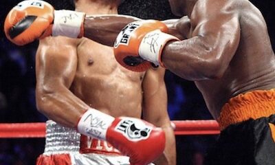 El polémico KO de Floyd Mayweather sobre Víctor Ortiz