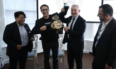 Gilberto Jesús Mendoza lleva el mensaje del boxeo mundial a Harvard.